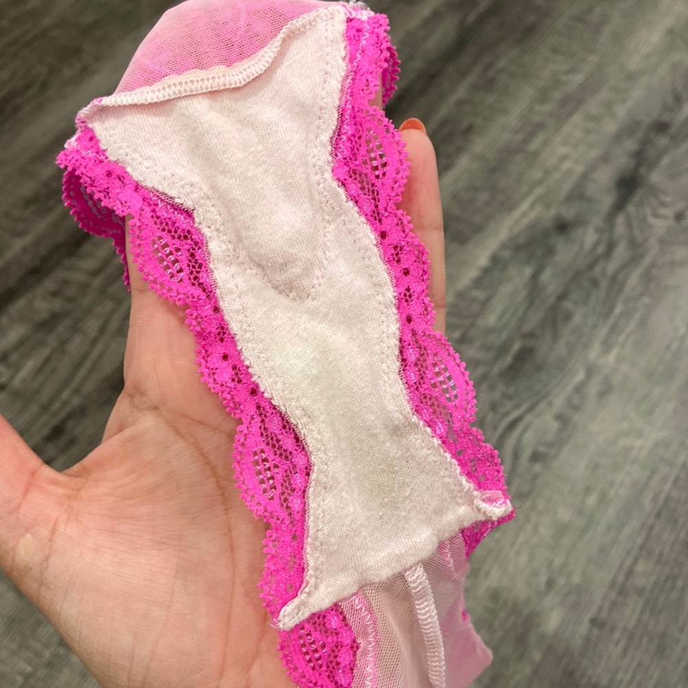 Sold- SET! Victoria's Secret Swavorski Crystal Demi Panty Set Barbie-core - Picture 10 of 10